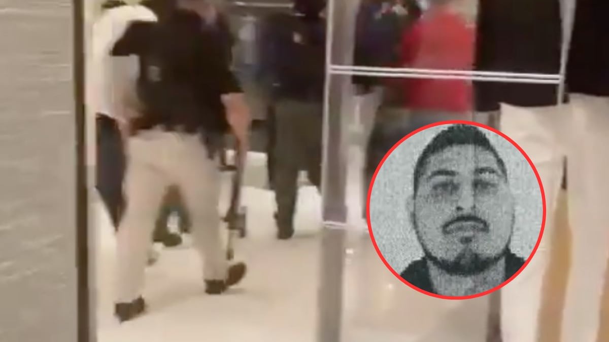Filtran video de la detención de ‘La Kena’, líder del Cártel del Golfo, dentro de un centro comercial