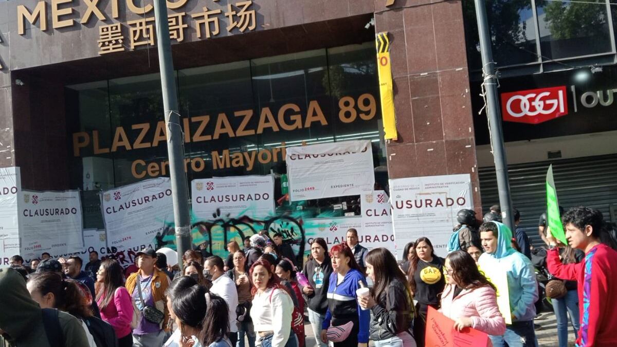 Comerciantes de Plaza Izazaga 89 lideran marchas en CDMX el martes 3 de diciembre