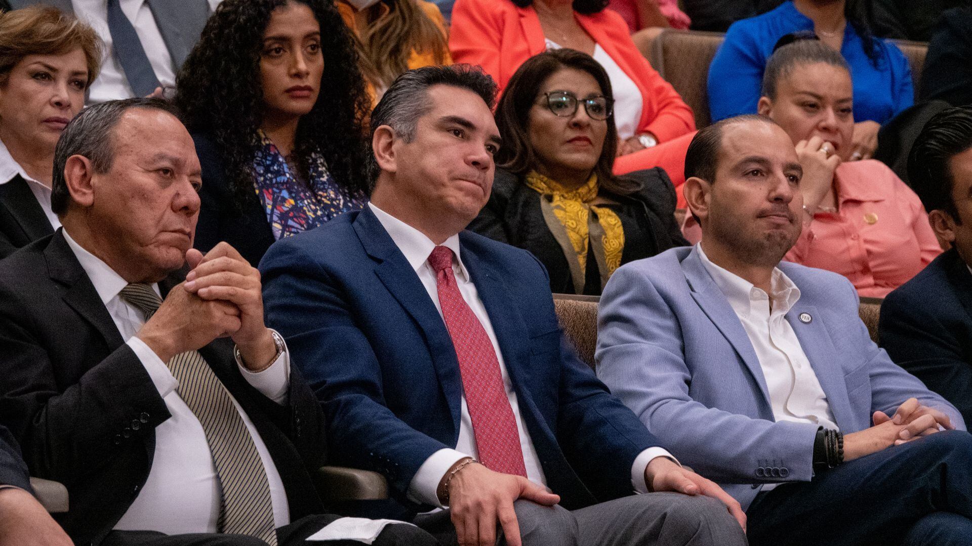 Jesús Zambrano, Alejandro Moreno Cárdenas y Marko Cortés