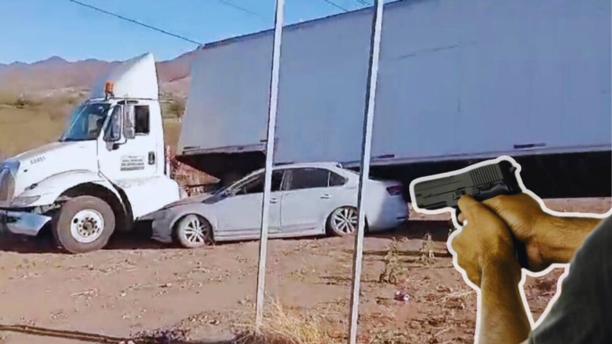 ¡Valentía al volante! Trailero frustra asalto en Oaxaca al arrollar automóvil de delincuentes