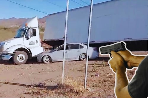 ¡Valentía al volante! Trailero frustra asalto en Oaxaca al arrollar automóvil de delincuentes  
