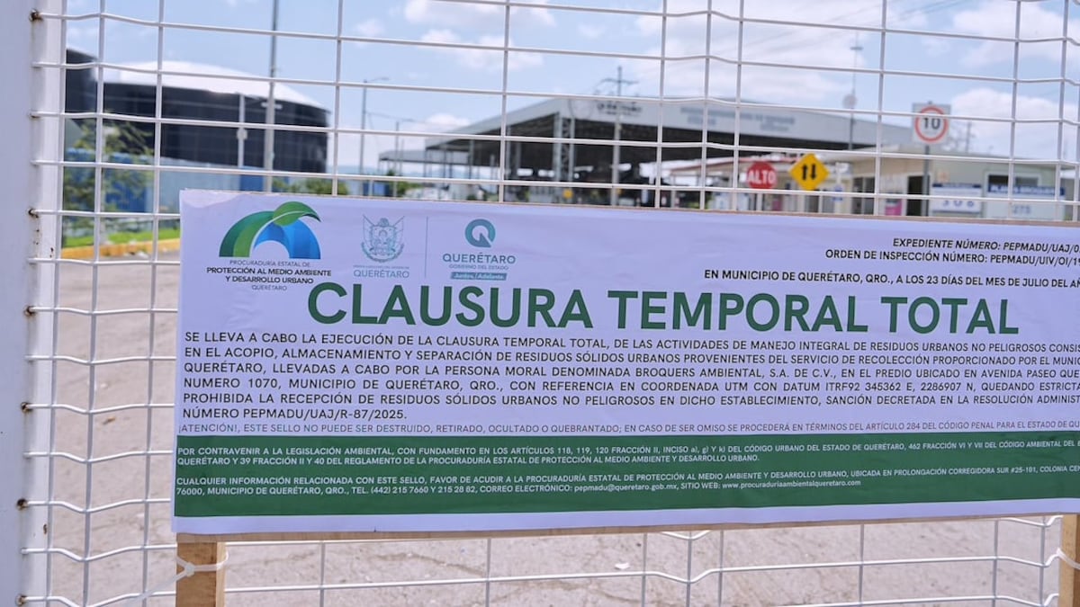 Multan con casi 13 mdp a planta Broquers Ambiental; permiten reapertura