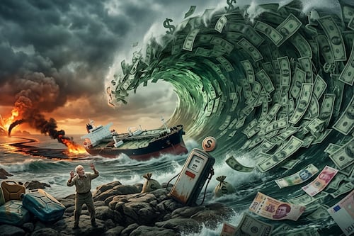 Dólar recupera terreno; guerra y gasolina vuelven a meter miedo