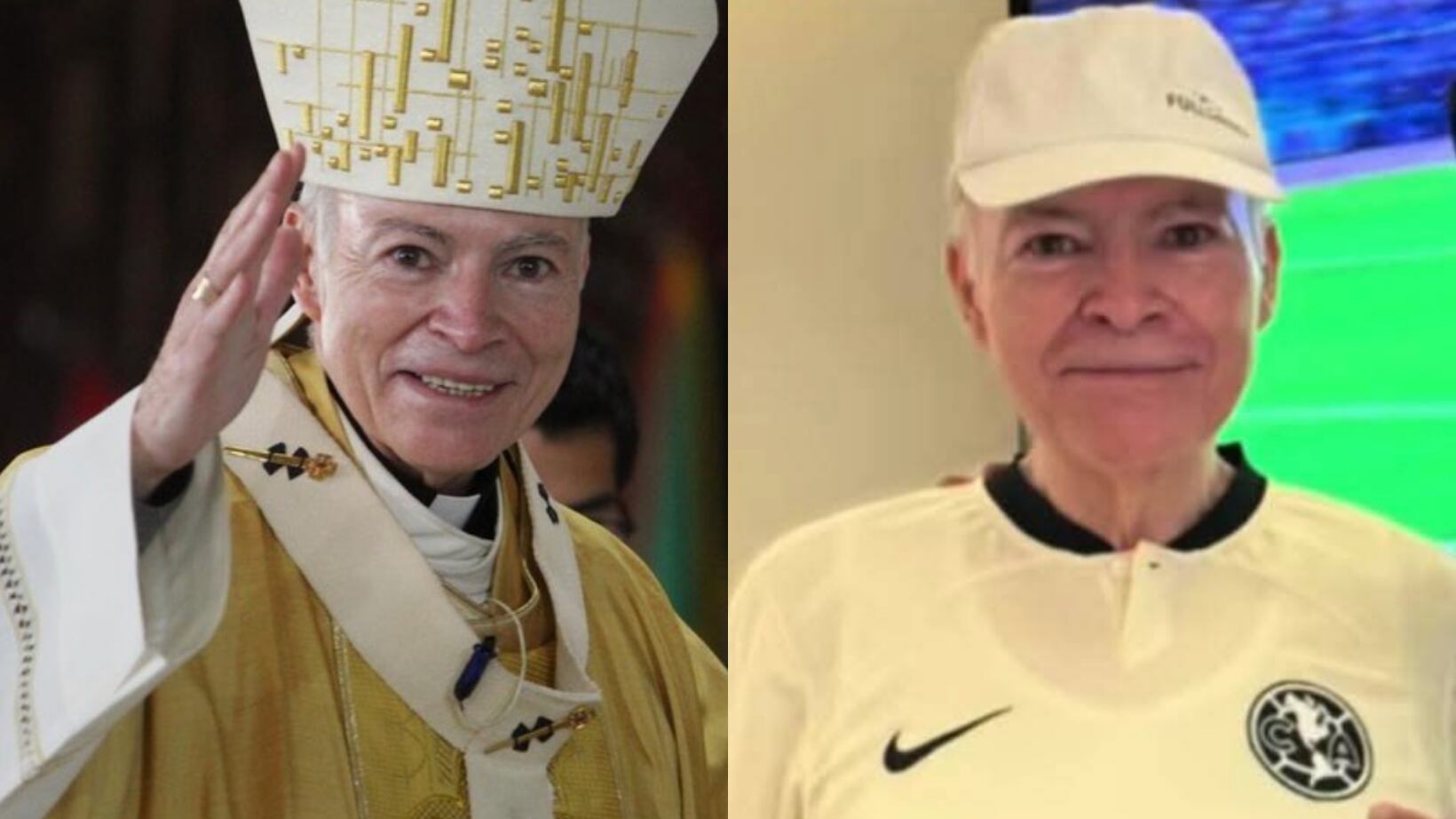El cardenal Carlos Aguilar Retes ha sido visto apoyando al América.