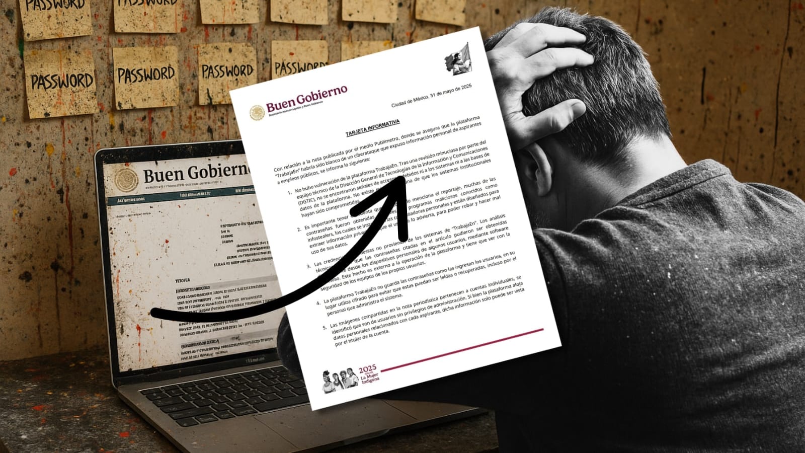 Riesgos graves para las personas tras filtración de contraseñas de Buen Gobierno