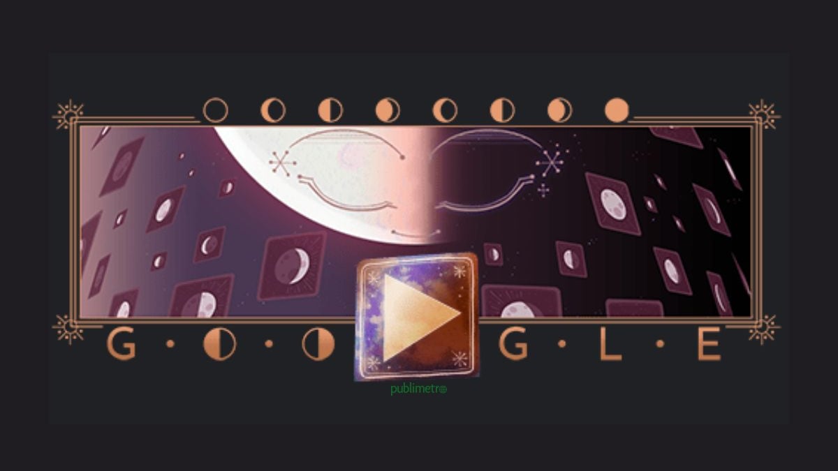 Última Luna de enero: La magia llega a Google con un Doodle interactivo y un juego fascinante