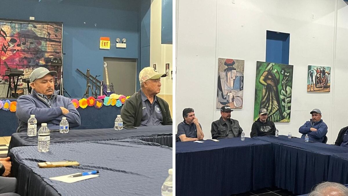 Integrantes de diez clubes guanajuatenses intercambian peticiones y calendarios durante la reunión de trabajo en Casa Guanajuato-Chicago.