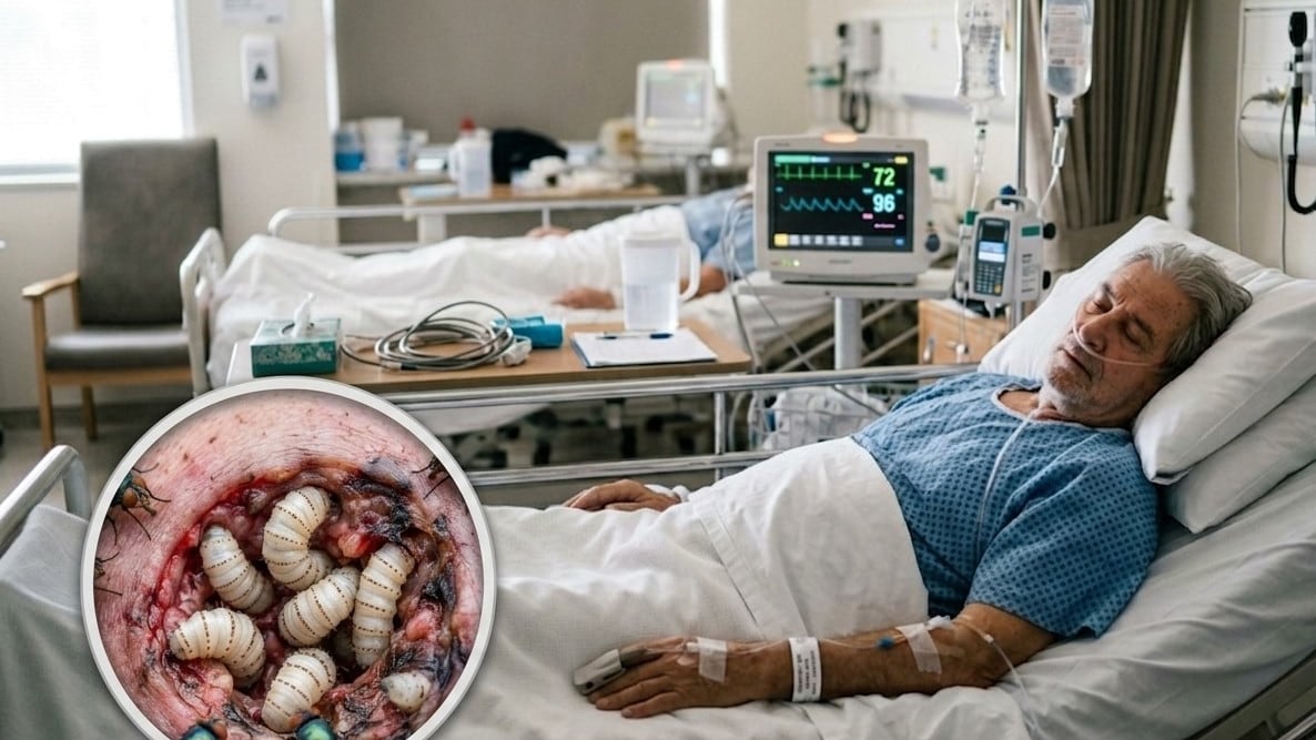 Joel Núñez, paciente de 84 años de edad, está hospitalizado en la Clínica 2 del Seguro Social.