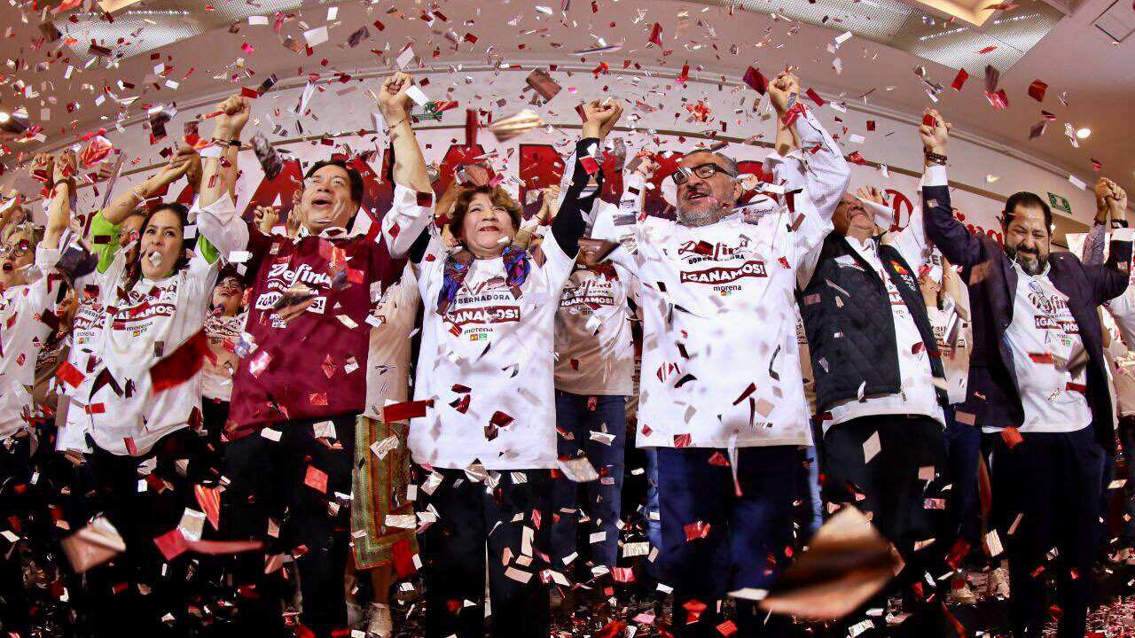 Gobernadores de la 4T felicitan a Delfina Gómez por ganar el Edomex