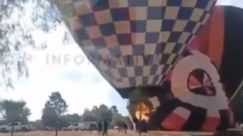 Incendio globo aerostático