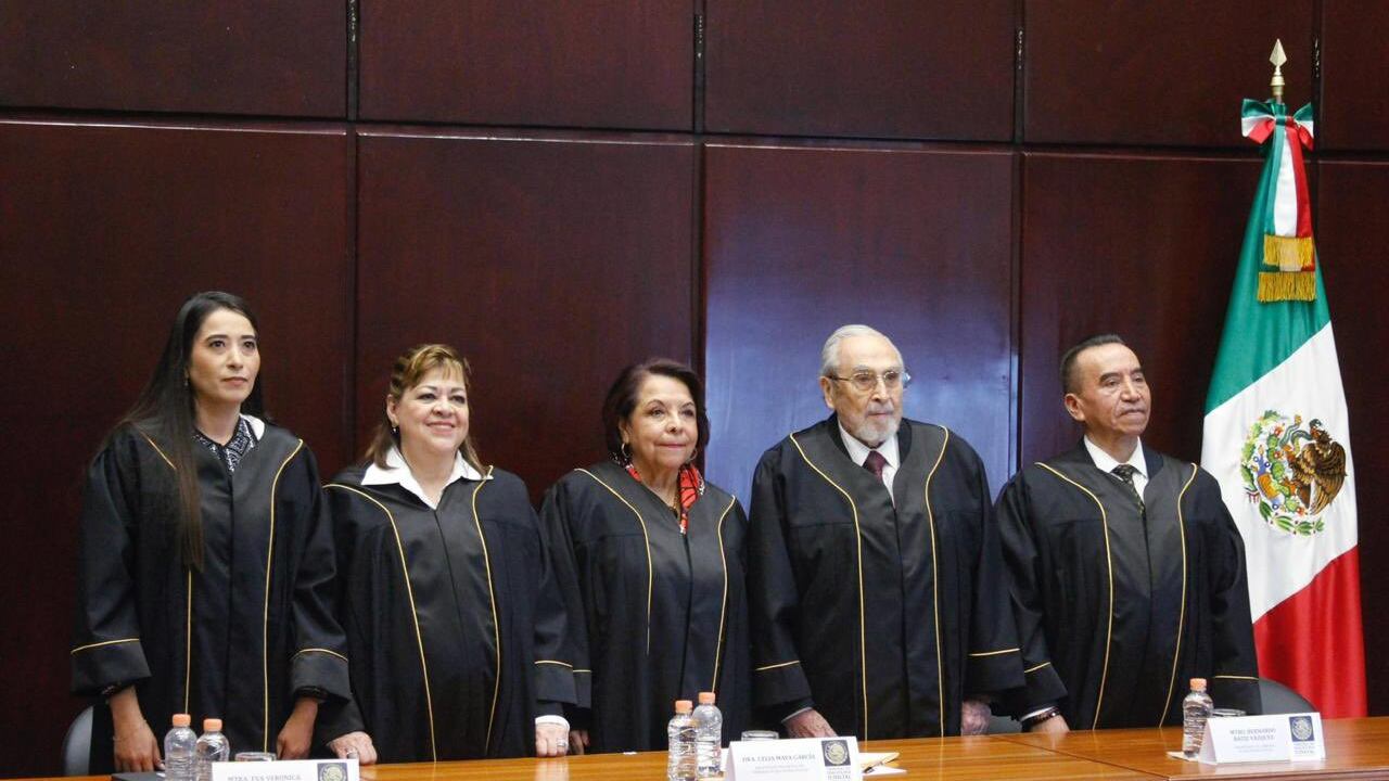 Integrantes del Tribunal de Disciplina Judicial.