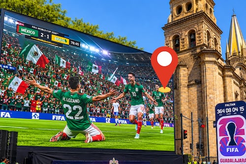 Estos son los sitios del AMG donde habrá pantallas gigantes para ver los partidos del Mundial