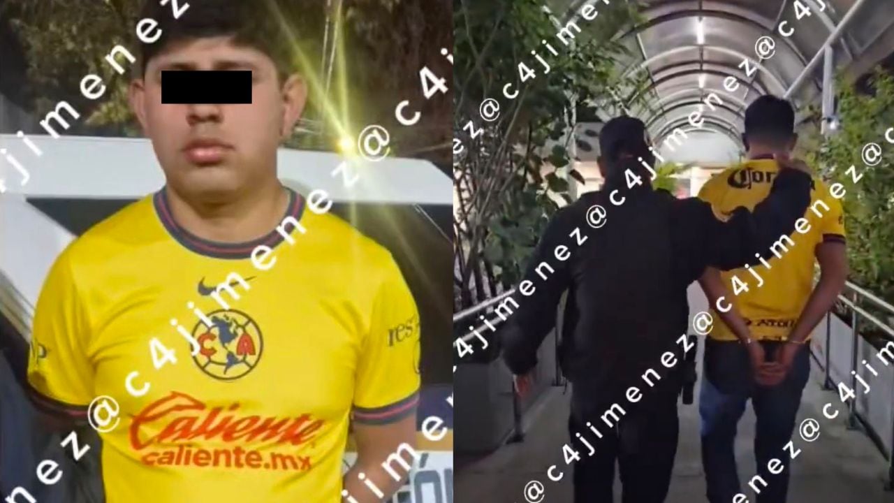 Aficionado del América detenido