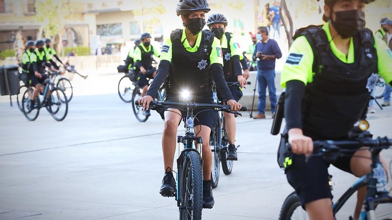La bicicletas robadas acababan de ser entregadas por el municipio a los elementos de la Comisaría.
