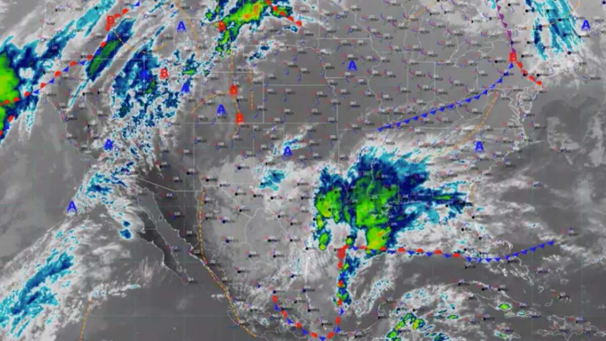 Frente frío 9 se extiende con lluvias intensas en el país.