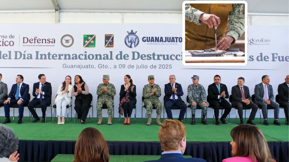 En el Día Internacional de Destrucción de Armas de Fuego, autoridades civiles y militares unieron esfuerzos para transformar símbolos de violencia en un mensaje de paz para las futuras generaciones.