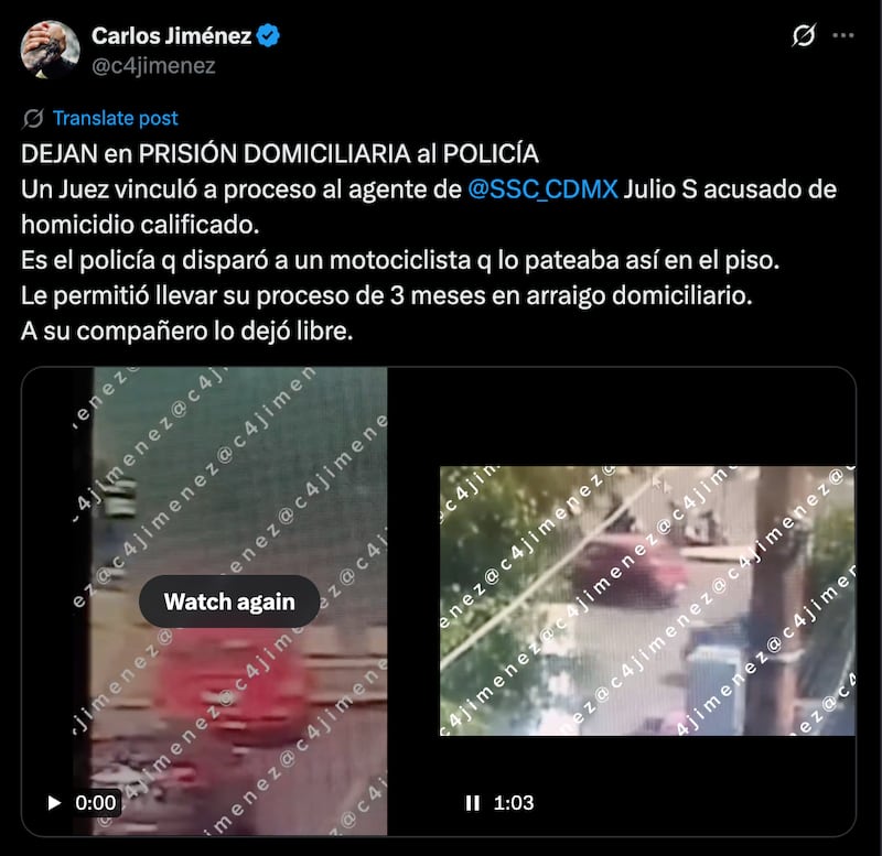 Nuevo video de la pelea entre motociclistas y policías