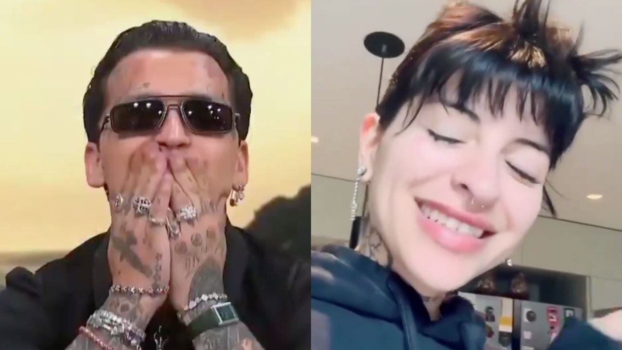 Christian Nodal y Cazzu video revelado