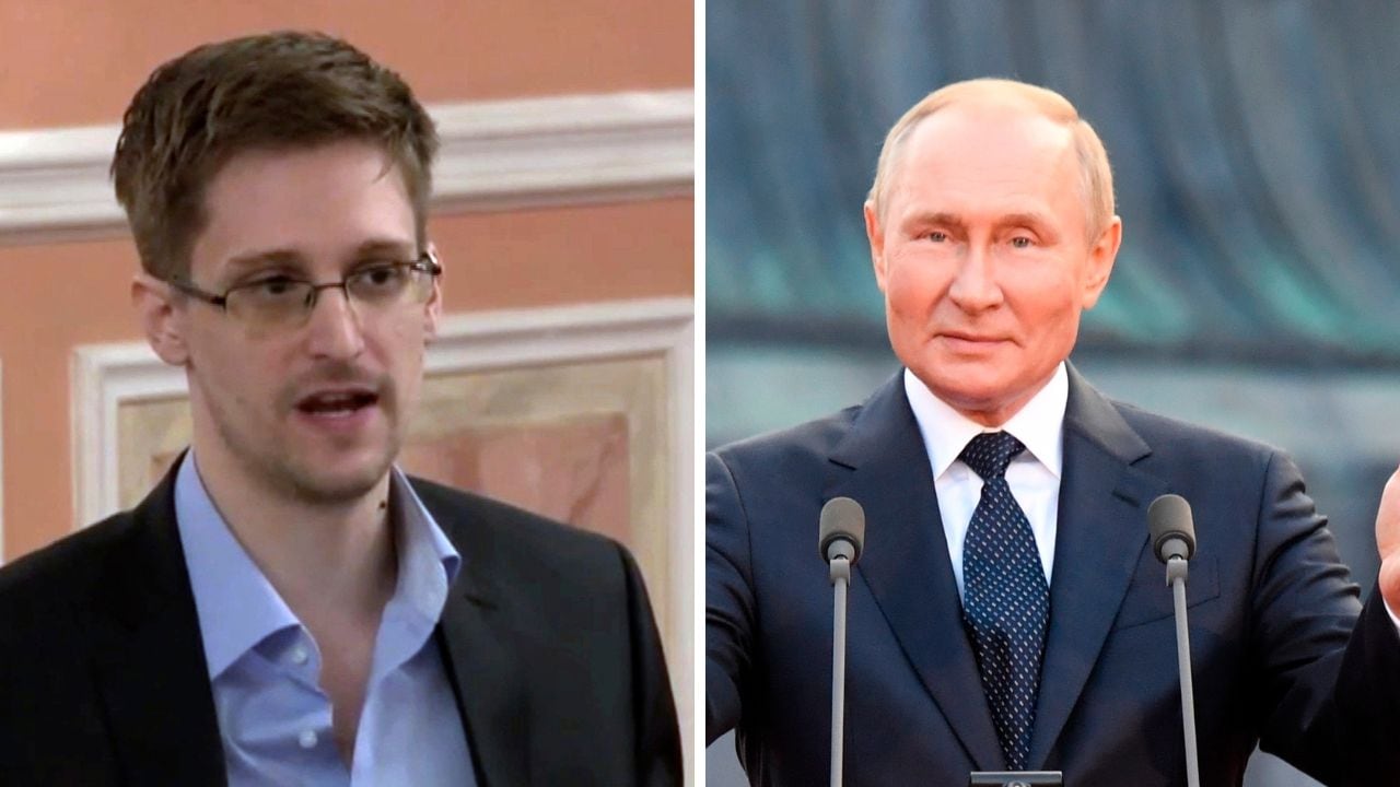 Snowden y Putin