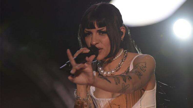 Cazzu en el festival de Bum Bum, Argentina.