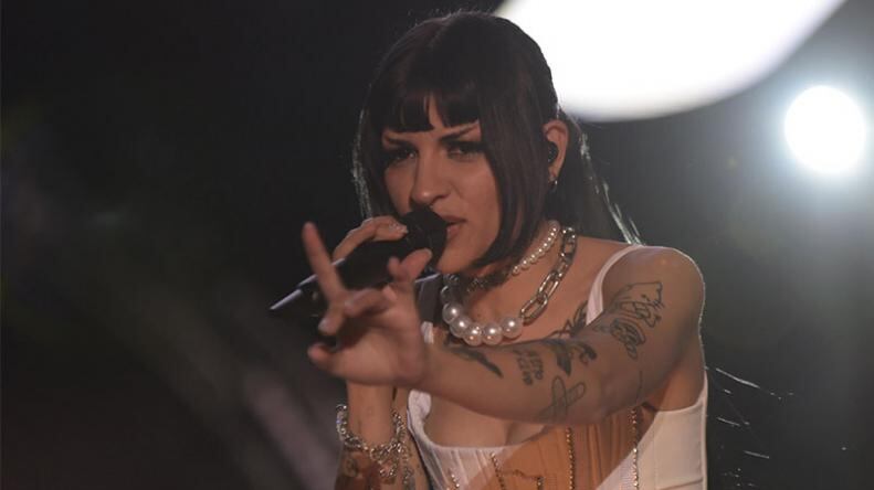 Cazzu en el festival de Bum Bum, Argentina.