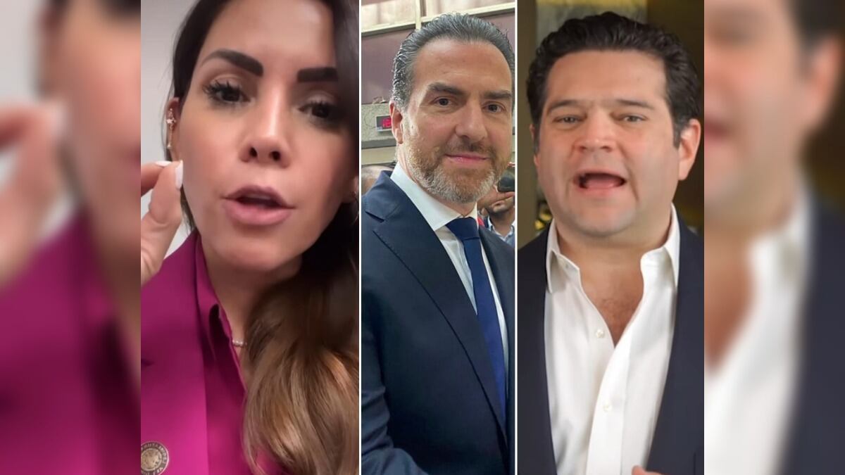 Karina Barrón, Adrián de la Garza y Paco Cienfuegos.