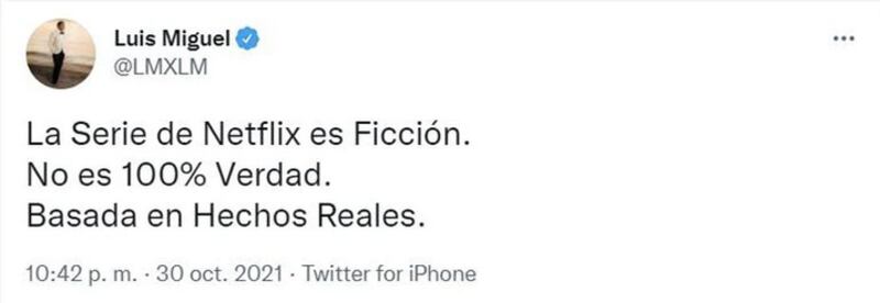 Luis Miguel, Twitter