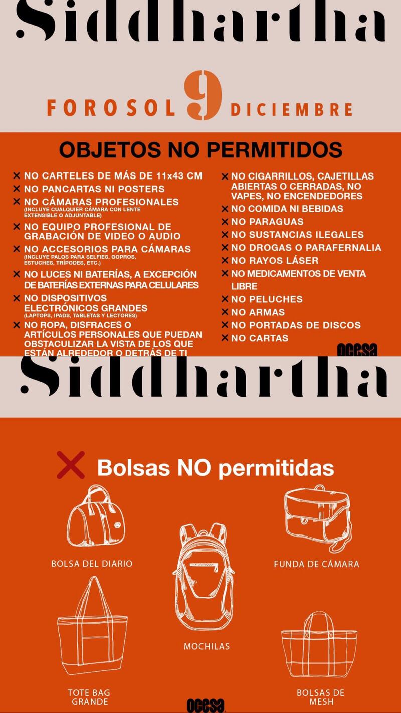 Siddhartha en el Foro Sol