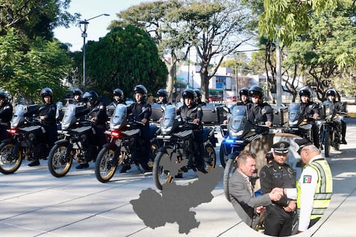 Refuerzan vigilancia estatal con 140 nuevas motocicletas