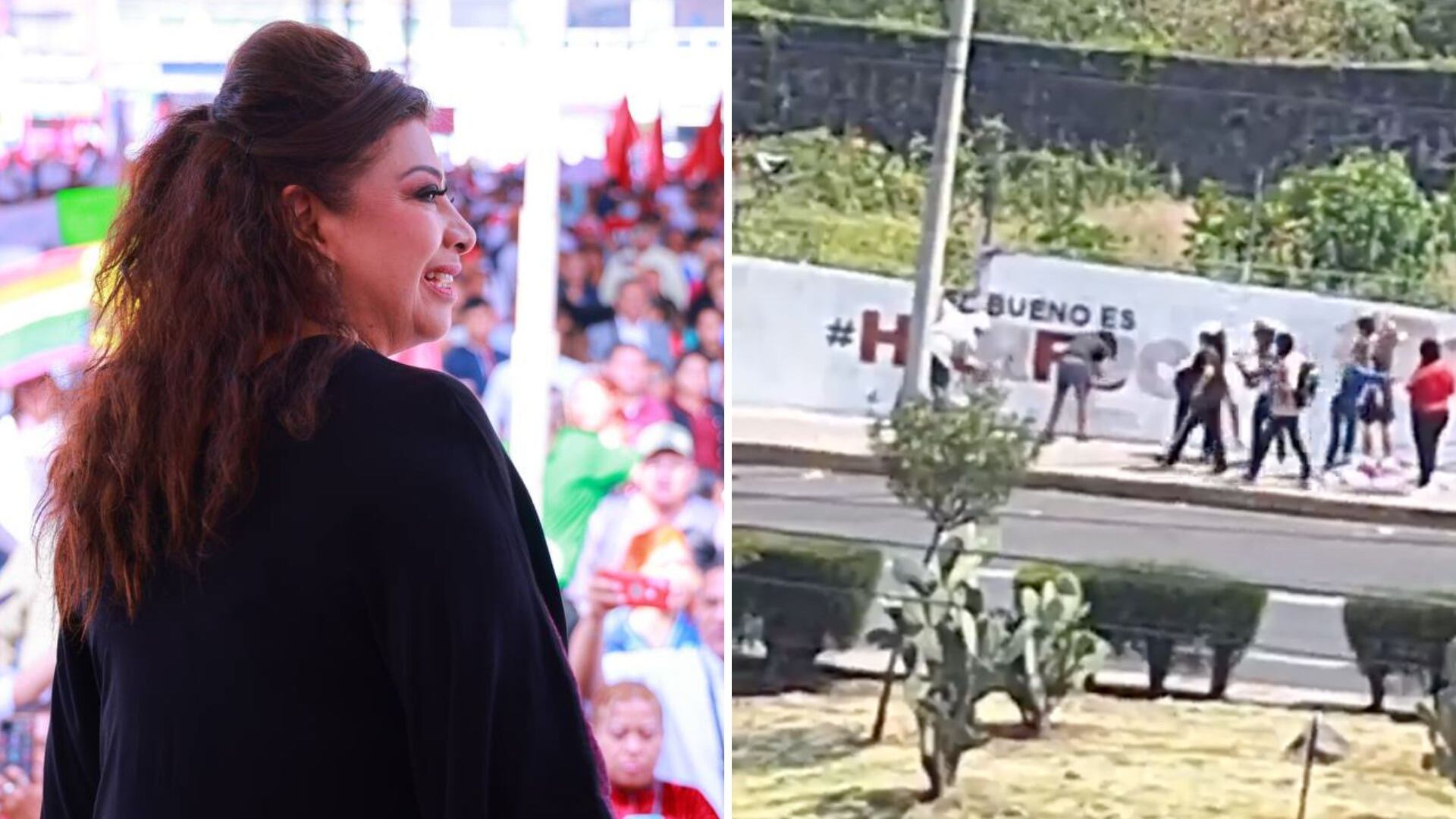 Clara Brugada niega guerra sucia contra Hrafuch.