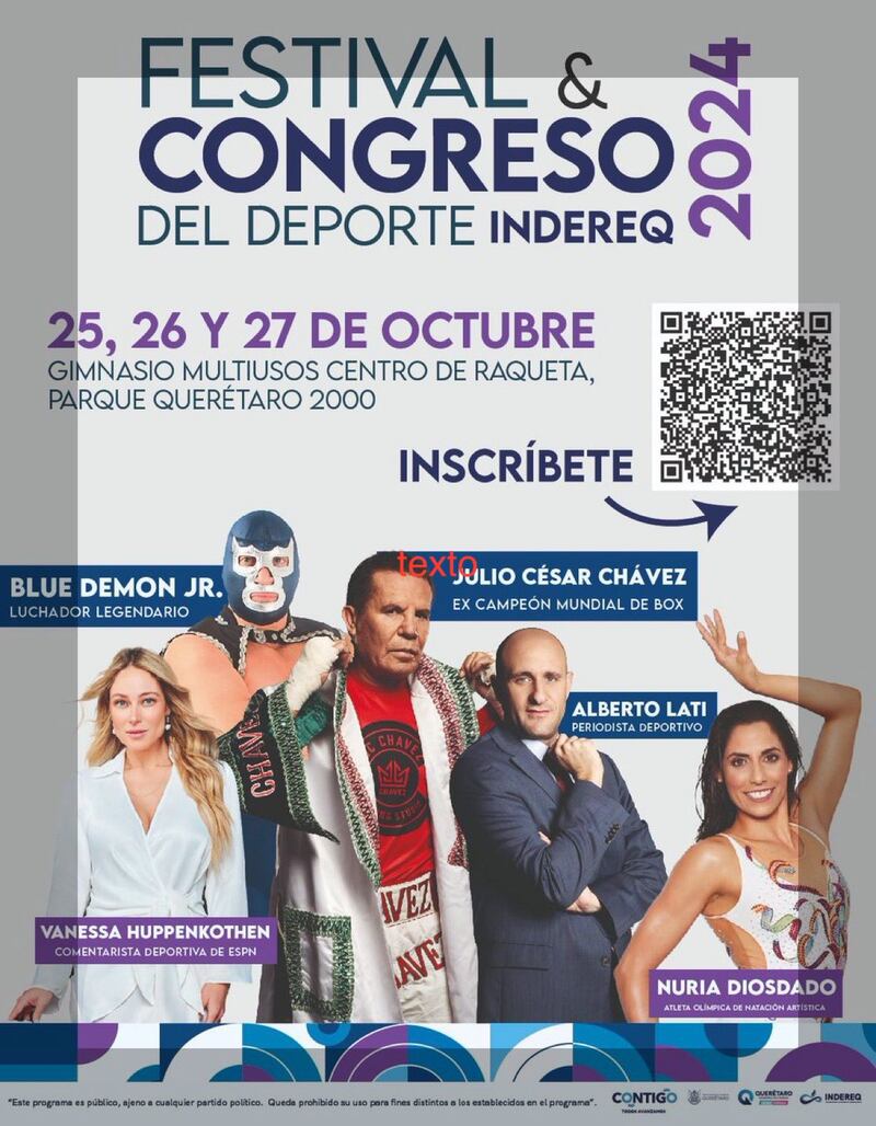 Festival y Congreso del Deportes INDEREQ.