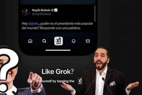Nayib Bukele cuestionó a Grok quién es el presidente más popular del mundo ¿Le habrá gustado la respuesta?