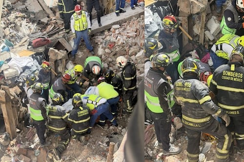 Derrumbe en vivienda de la Roma moviliza a rescatistas; hallan un cuerpo sin vida