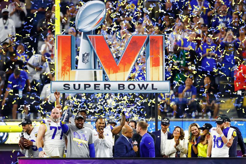 Los Angeles Rams se enfrentaron a los Cincinnati Bengals en el Super Bowl LVI