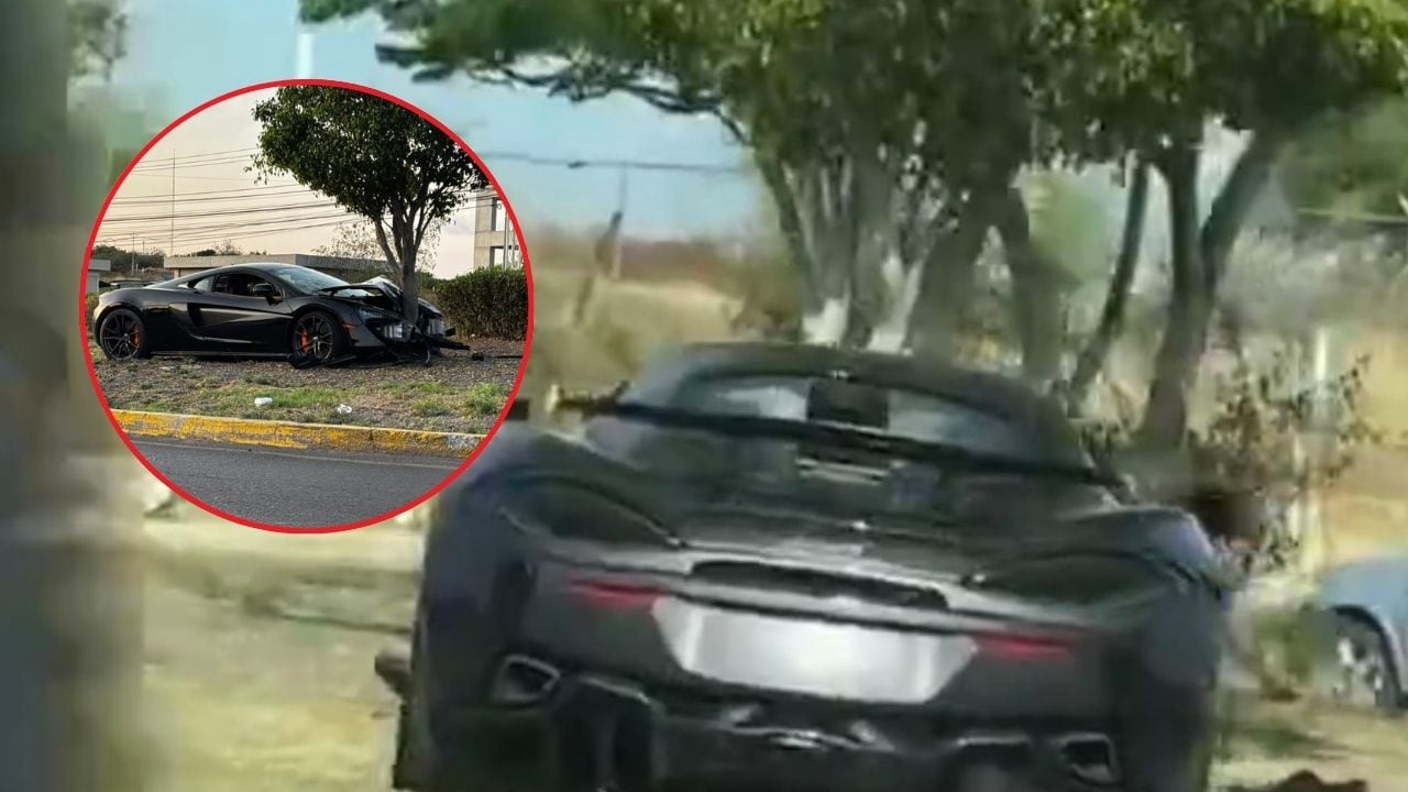 Abandonan McLaren en Querétaro