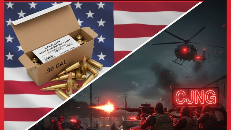 Municiones militares cruzan la frontera: así se arma el narco con balas del Ejército de EE.UU.