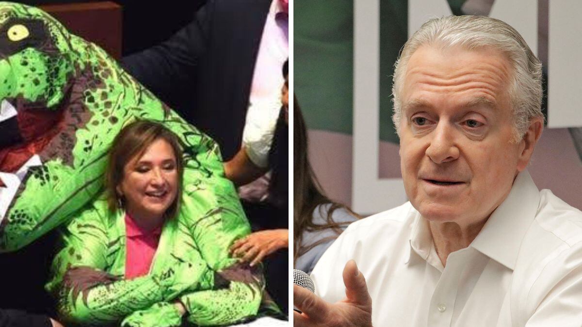 Xóchitl Gálvez y Santiago Creel