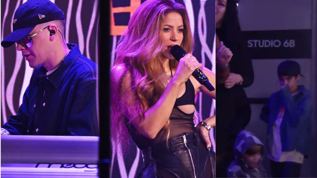 Shakira canta por primera vez la Music Session #53 frente a sus hijos