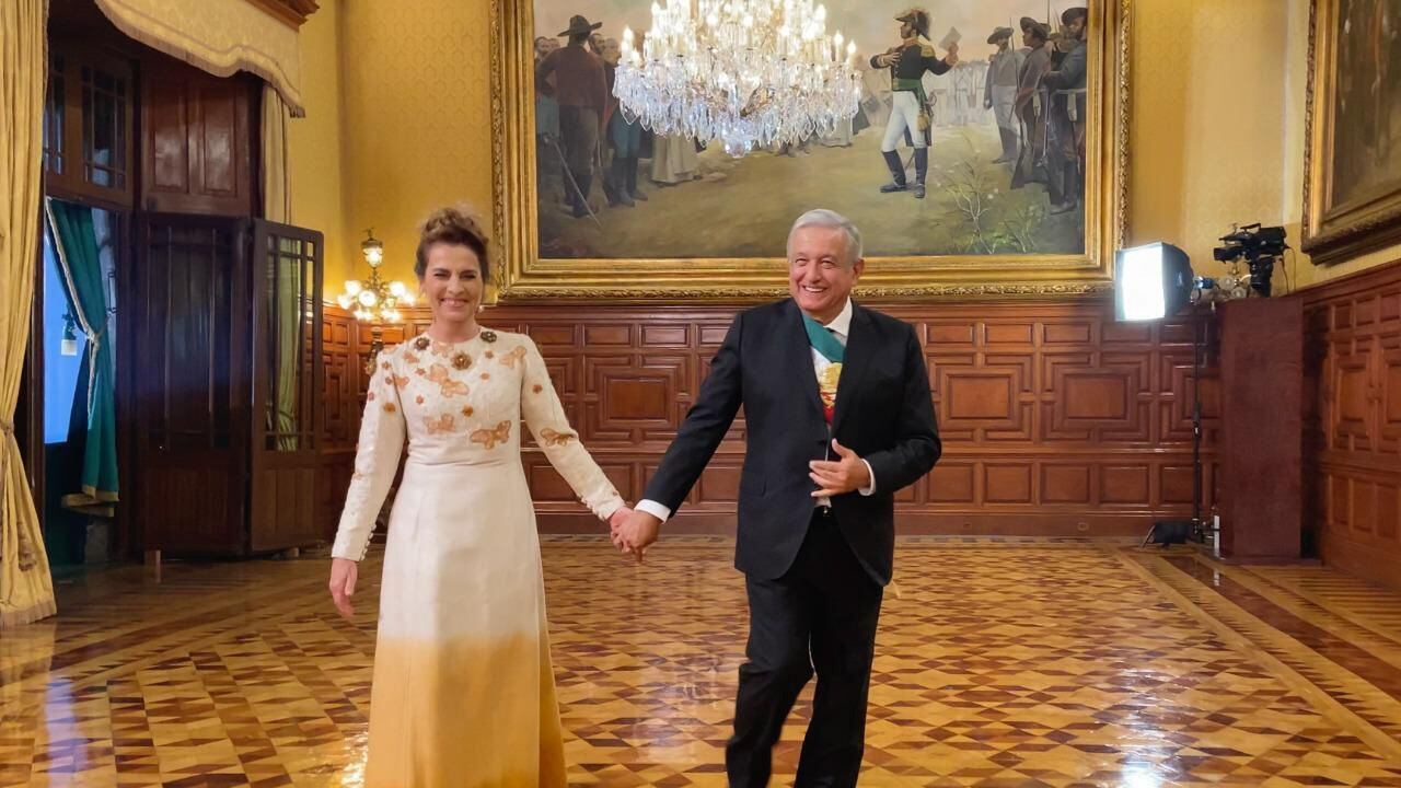 Andrés Manuel López Obrador, durante el 210 aniversario de la Independencia de México en 2020.