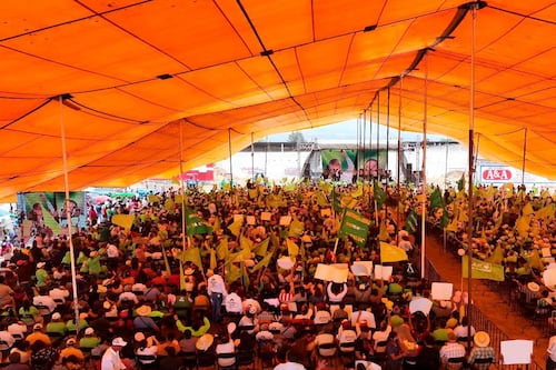 Dirigencia nacional del Verde moviliza a más de 300 mil en el arranque de campaña en Edomex