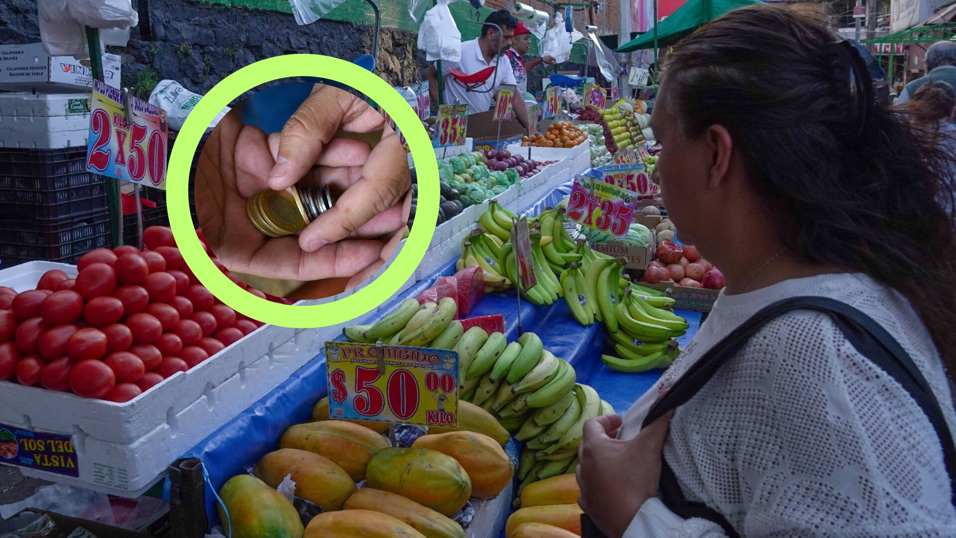 El nopal se coronó como el producto del mes con mayor alza de precio; detrás se ubicaron la papaya, tomate verde, jitomate y electricidad, informó el Inegi.