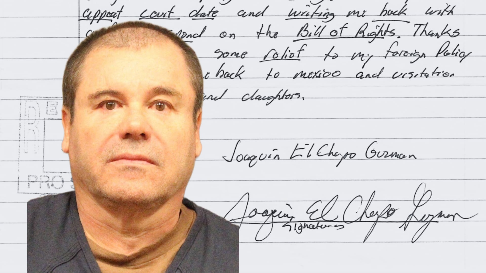 Desde prisión, “El Chapo” aseguró que hubo irregularidades en el proceso judicial