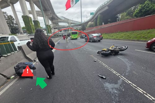Así quedó Periférico Sur tras el choque de motociclistas que dejó un muerto y varios heridos