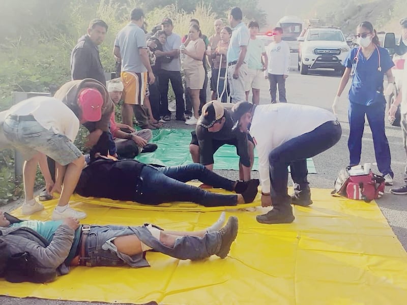 Accidente en Oaxaca.