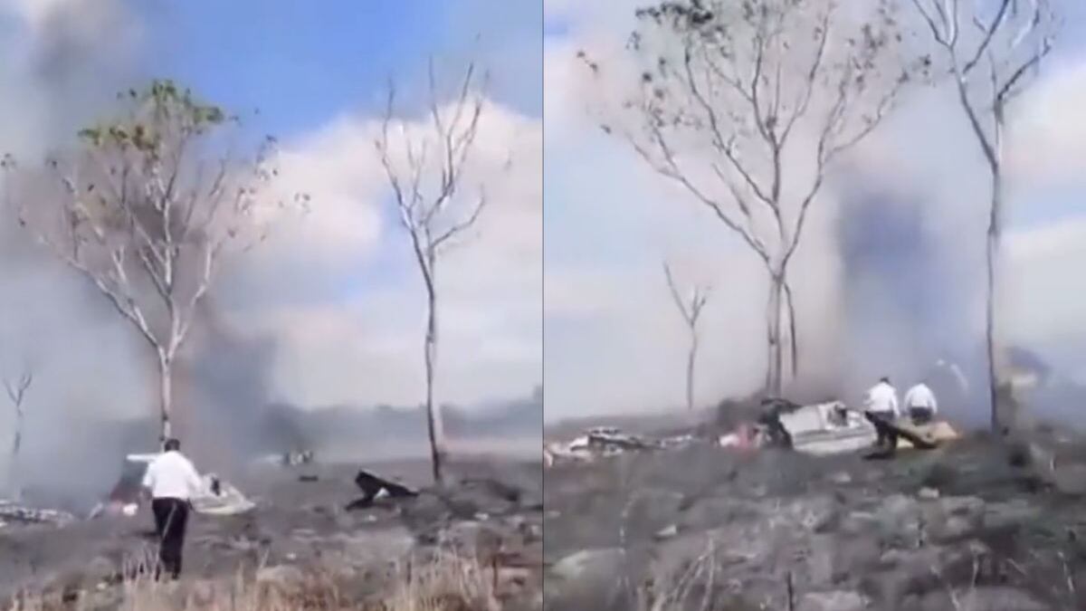 Se desploma avioneta en Campeche.