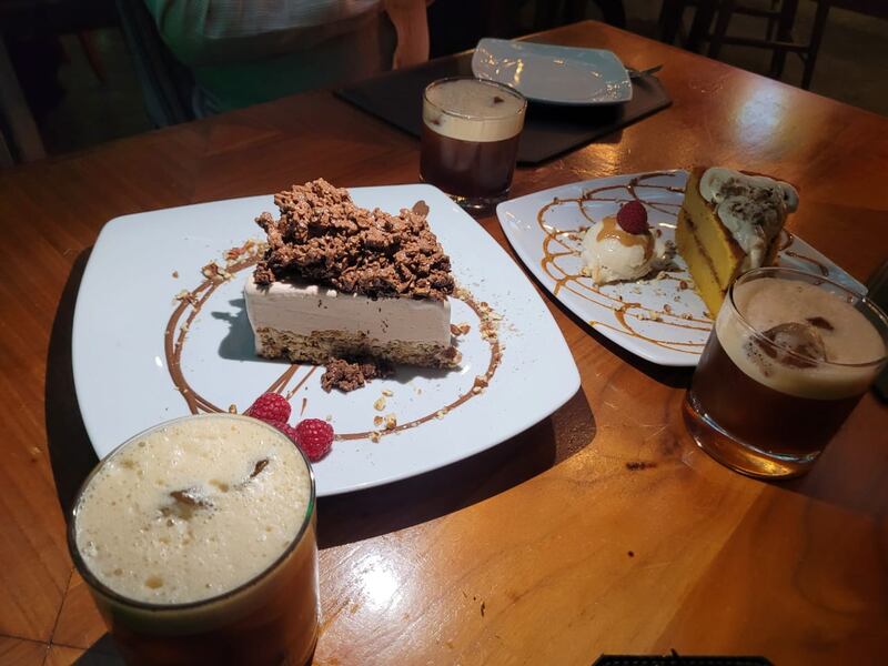 Mostachón de Nutella y Pastel de Elote