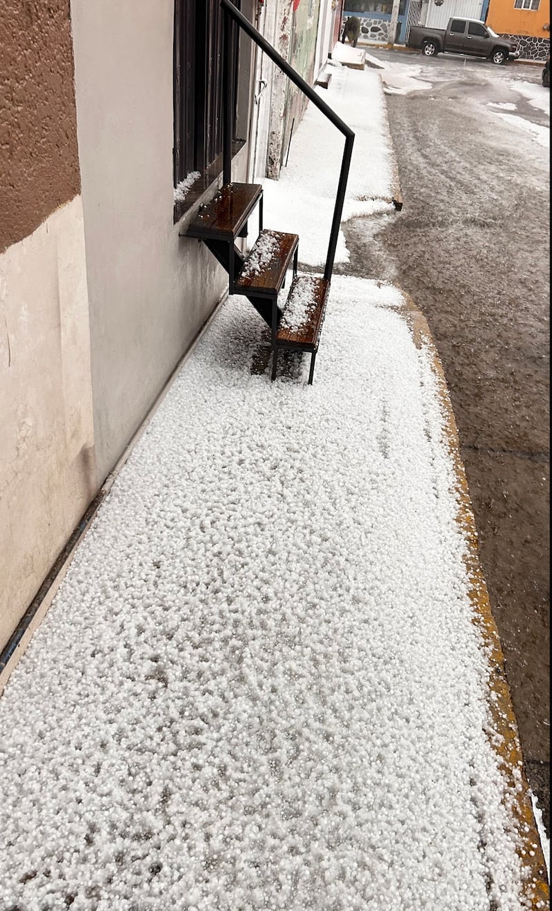Granizada en Edomex