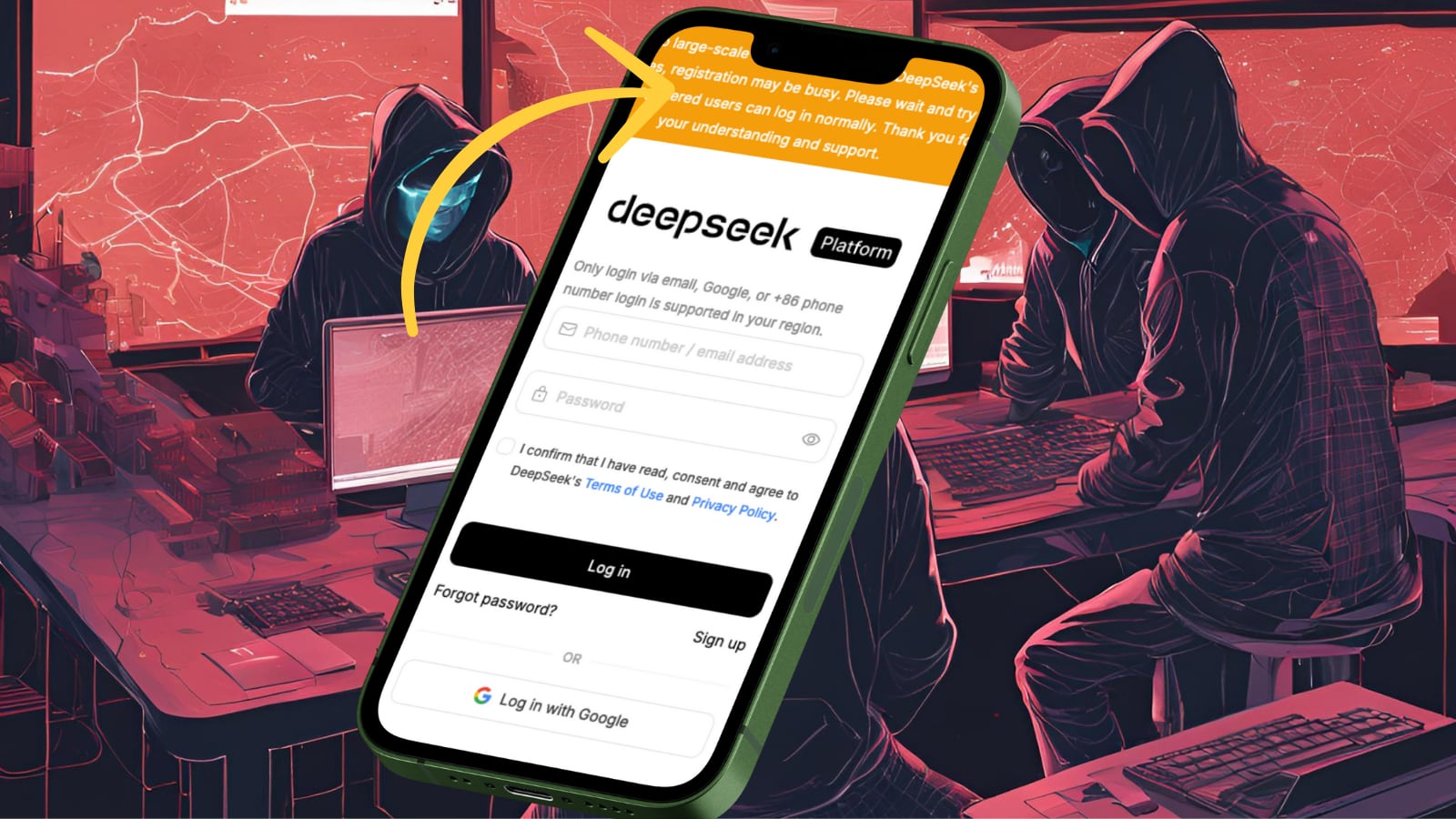 La creciente popularidad de DeepSeek ha atraído ciberataques masivos, limitando registros y destacando los retos de seguridad en IA emergente.