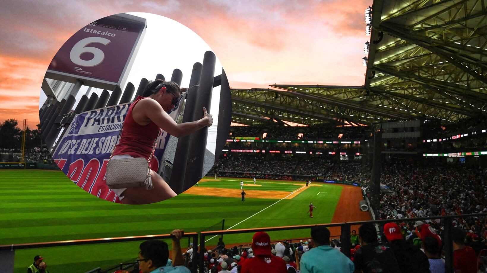 Manifestación sobre Viaducto impidió que el juego 1 de la Serie del Rey en el Alfredo Harp Helú se llevara a cabo.