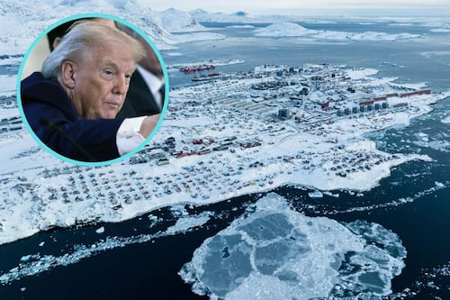 Trump se burla de la defensa de Groenlandia, dice que son dos trineos tirados por perros